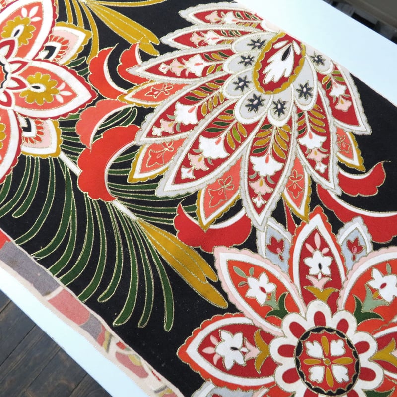 JAPAN OLD FURISODE KIMONO CAP | W@NDERFABRIC®ON