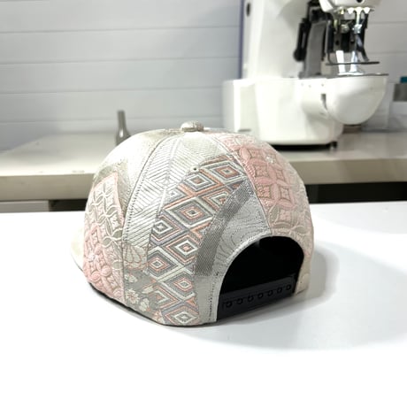 （XL）JAPAN KIMONO OBI CAP プラチナ糸使用