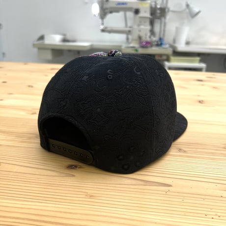 【XL】手縫い刺繍ｘNOBUNAGAMANT MIX CAP