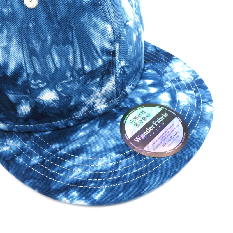 I ZOME CAP 武州藍染 Whit Sstitch | W@NDERFABRIC®ONL