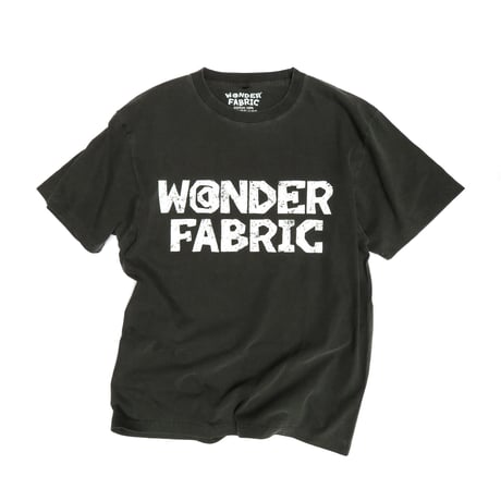 VINTAGE like HAND print T-shirts : W@NDERFABRIC WHITEprint　7/22まで