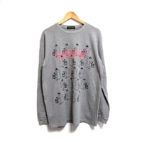 【XLsize】LONGT-SHIRT:HAND PRINT 05