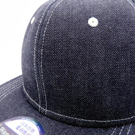 OKAYAMA DENIM CAP：INDIGO (White Stitch)