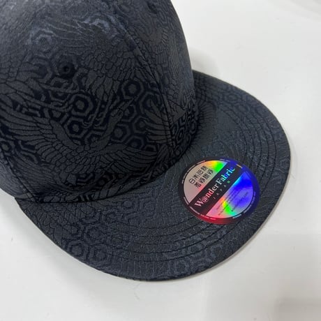 【S】手縫刺繍ｘNISHIJINBLACK CAP