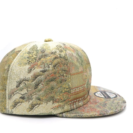 【XL】PureGold & Platinum KIMONOOBI CAP:一点物 再販不可 【純金＆プラチナ糸混合・最高級帯】