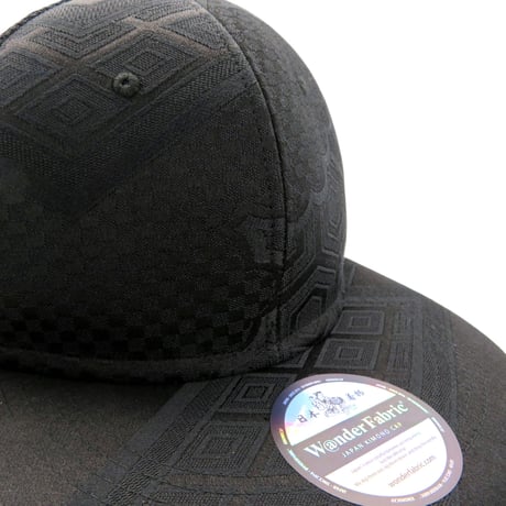 KIMONO OBI MESH CAP：ALL BLACK 206261