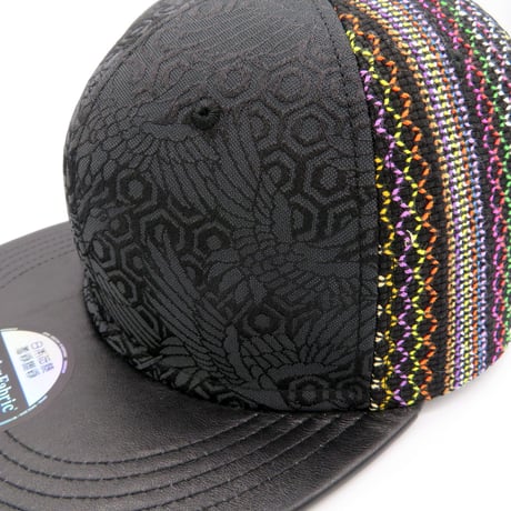 【ML】手縫刺繍＆西陣織&ラムレザーMIXCAP2023：01