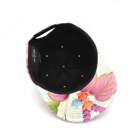 【XL】FURISODE SILK KIMONO CAP:0710一点物・再販不可