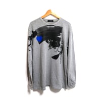 【XLsize】LONGT-SHIRT:HAND PRINT 01