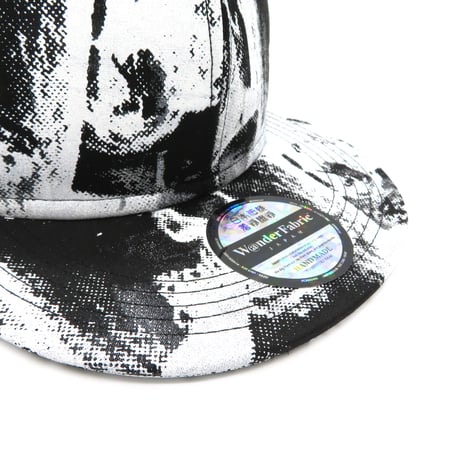 【ML】KIMONO OBI HANDPRINT CAP：03　一点物再販不可