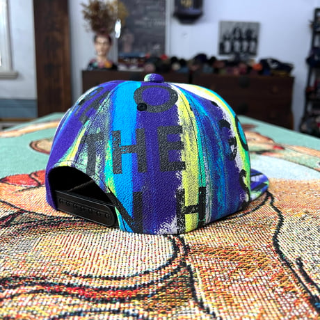 【MLsize】KYOTO・TANGO CHIRIMEN HAND PRINT CAP  02