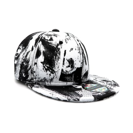 【ML】KIMONO OBI HANDPRINT CAP：03　一点物再販不可