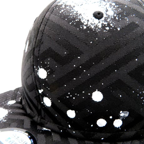 【XL】KIMONO OBI HANDPRINT CAP：01　一点物再販不可