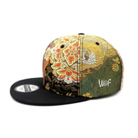 【XL】JAPAN KIMONO OBI CAP:0227 ONESIZE一点もの 再販不可　裏地赤着物
