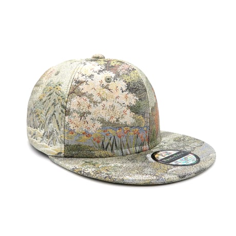 【ML】PureGold & Platinum KIMONOOBI CAP:一点物 再販不可 【純金＆プラチナ糸混合・最高級帯】