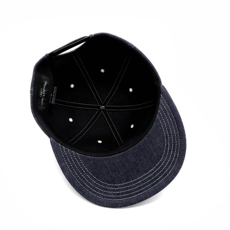 OKAYAMA DENIM CAP：INDIGO (White Stitch)