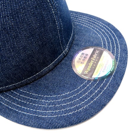 OKAYAMA DENIM CAP：BLUE (White Stitch)