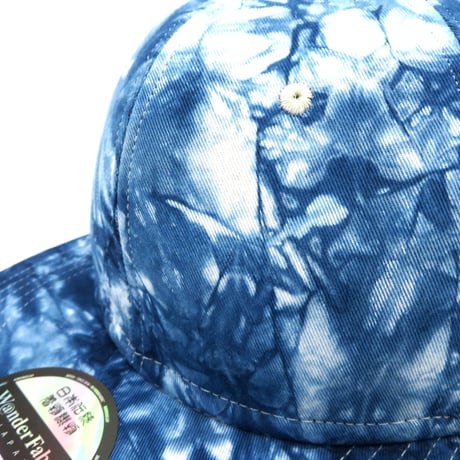 I ZOME CAP 武州藍染 Whit Sstitch