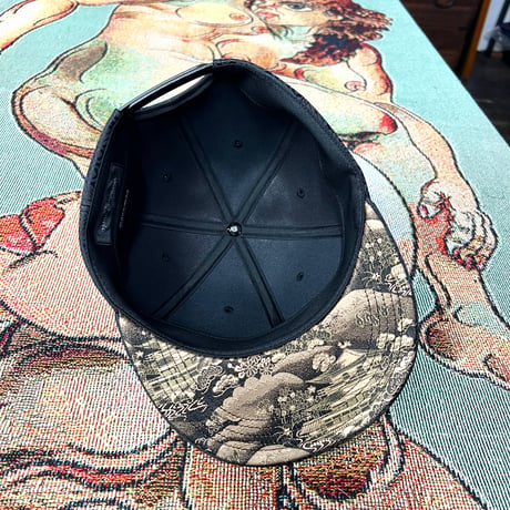 NISHIJINBLACK CAP x ツバ裏KIRYUORI金閣寺