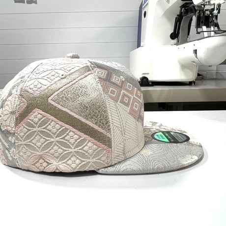 （ML）JAPAN KIMONO OBI CAP プラチナ糸使用