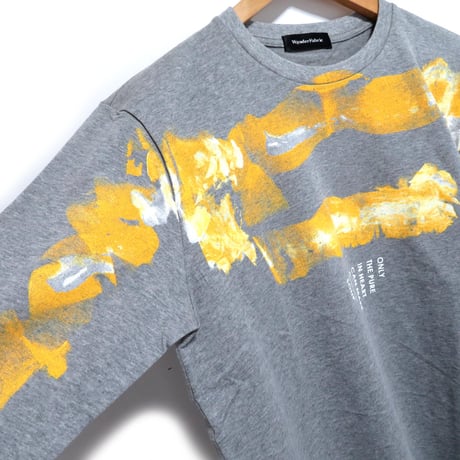 【Lsize】LONGT-SHIRT:HAND PRINT 04