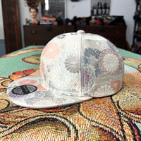 【XL】PLATINUM KIMONO OBI CAP ：プラチナ糸混合