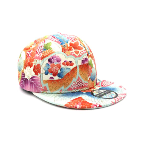 【XL】FURISODE SILK KIMONO CAP:0710一点物・再販不可
