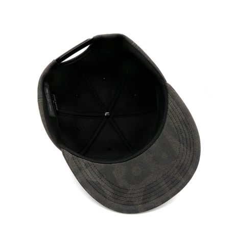 VINTAGE like HAND print CAP Black print XLラスト1個