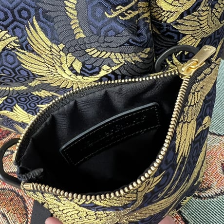 NISHIJIN ORI BACKPACK 黒金鶴
