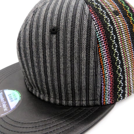 【ML】手縫刺繍＆尾州SILKWOOL&ラムレザーMIXCAP2023：03