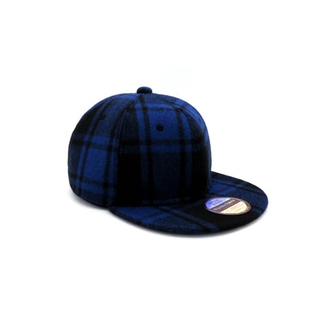 BISHU KESHICHI WOOL CAP：BLUE 尾州毛七ウール