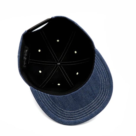 OKAYAMA DENIM CAP：BLUE (White Stitch)