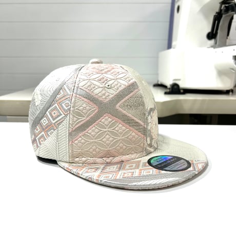（XL）JAPAN KIMONO OBI CAP プラチナ糸使用