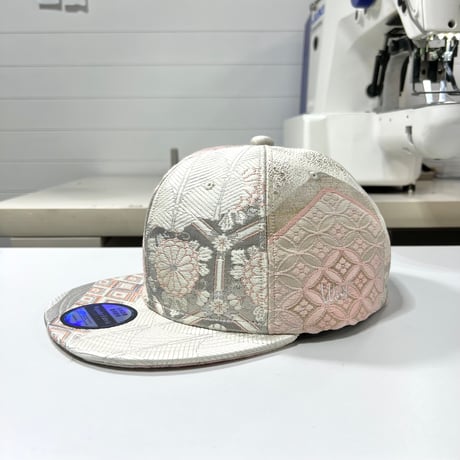 （XL）JAPAN KIMONO OBI CAP プラチナ糸使用