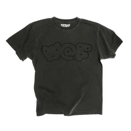 VINTAGE like HAND print T-shirts : W@F BLACKprint　7/22まで