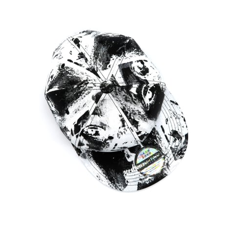 【ML】KIMONO OBI HANDPRINT CAP：03　一点物再販不可
