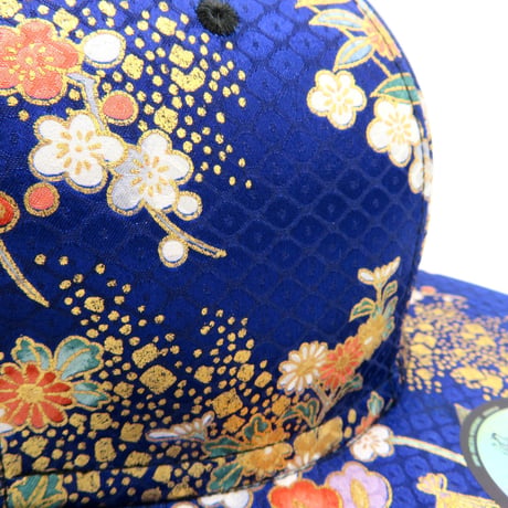 京友禅CAP：BLUE