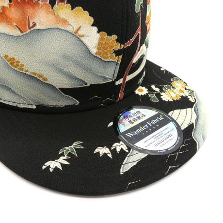 【XL】TOMESODE SILK KIMONO CAP:12093完全一点物・再販不可