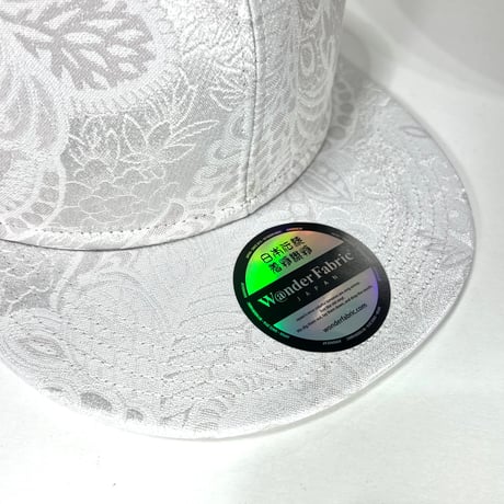 NISHIJIN WHITE CAP : ペイズリー