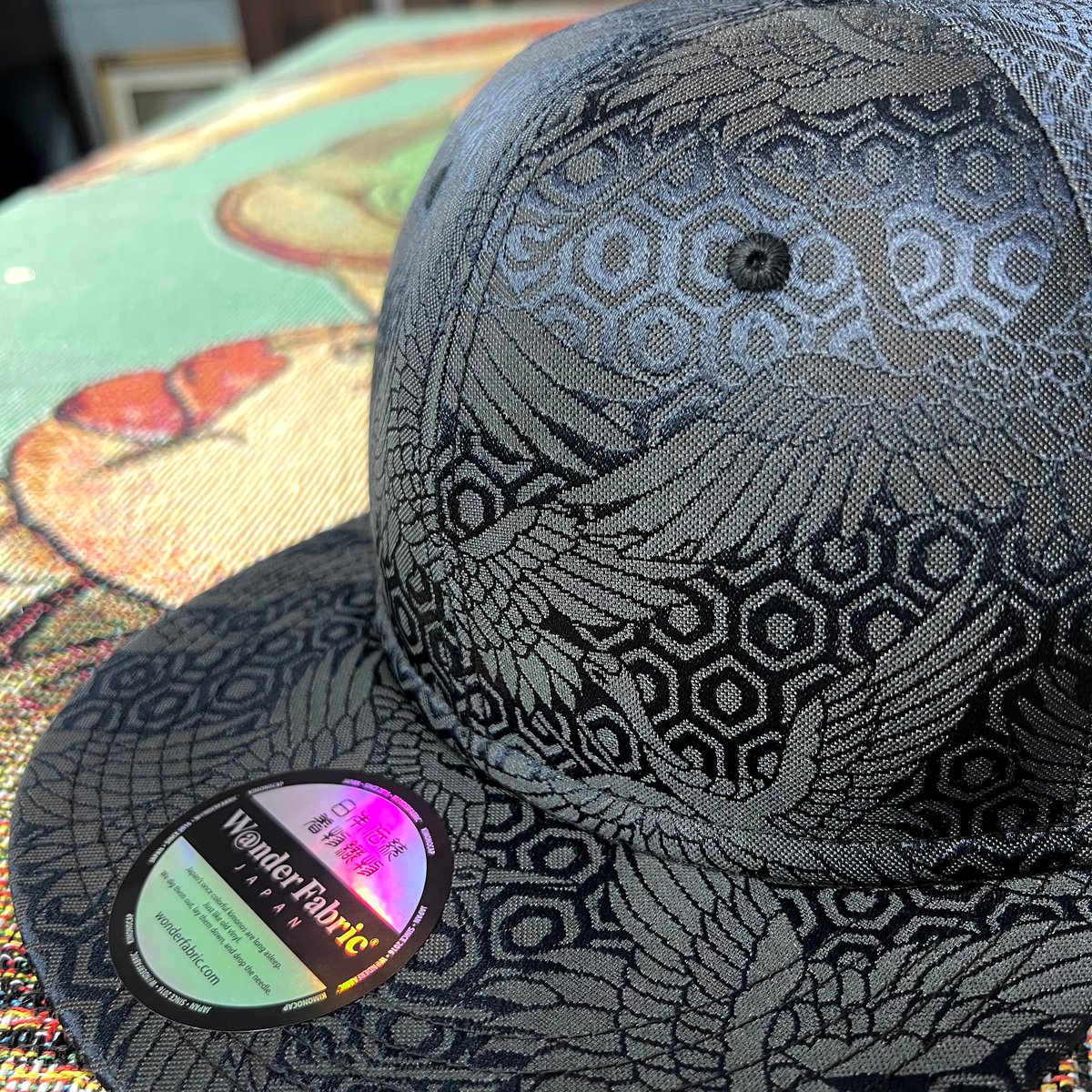 NISHIJINBLACK CAP x ツバ裏KIRYUORI金閣寺 | W@NDERFABR