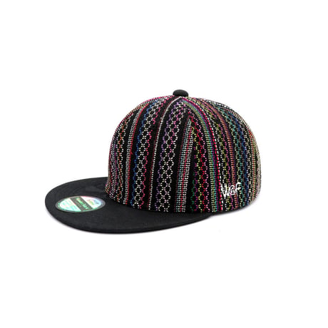 【ML】手縫刺繍＆桐生織MIXCAP：01