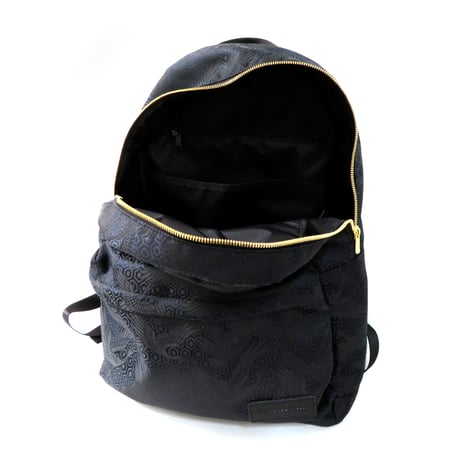 NISHIJIN BLACK BACKPACK 黒鶴