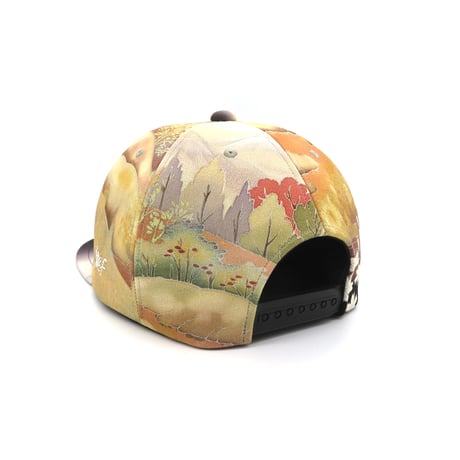 【XL】手描き JAPAN KIMONO  CAP:240124【神ライン】