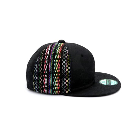 【ML】手縫刺繍＆桐生織MIXCAP：03