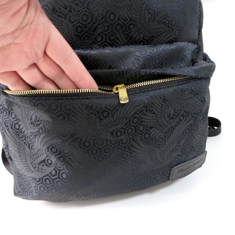 NISHIJIN BLACK BACKPACK 黒鶴
