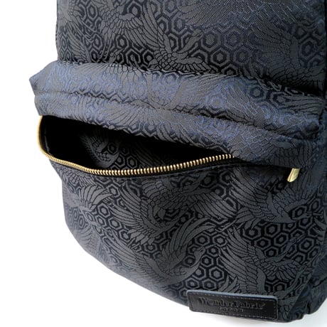 NISHIJIN BLACK BACKPACK 黒鶴