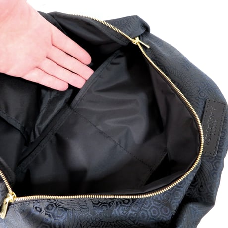 NISHIJIN BLACK BODYBAG 黒鶴