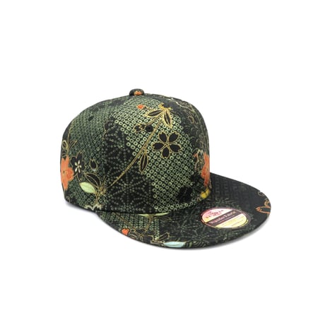 京友禅CAP：GREEN