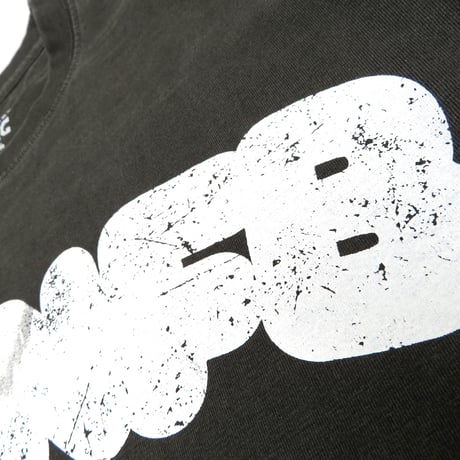 VINTAGE like HAND print T-shirts : W@NFB WHITEprint　7/22まで
