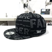 KUSAKIZOME summerBLACK HANDPRINT KIMONO CAP　7/27まで